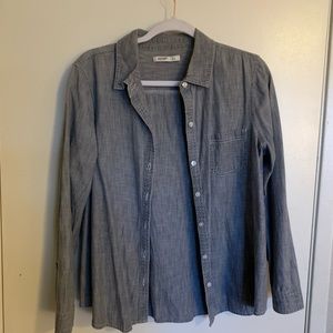 Grey-ish Jean like long sleeve button up